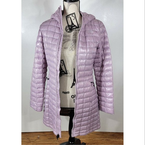 The North Face ThermoBall Eco Full Length Parka, Mauve, Women's Size XS NWOT - Picture 4 of 11